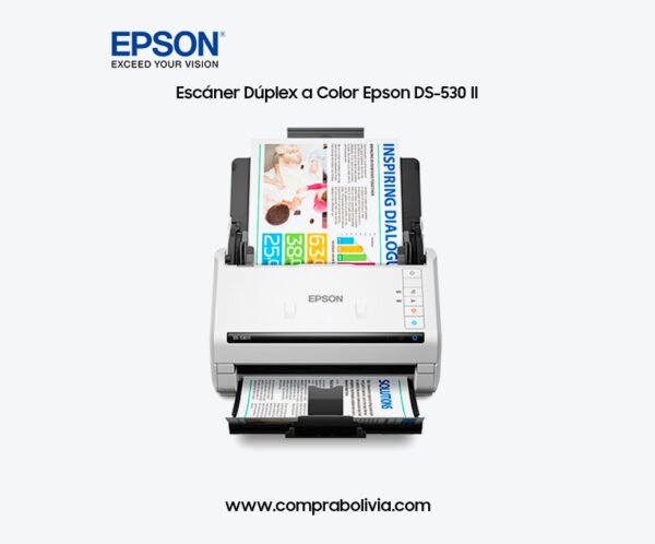 Escáner de Documentos Dúplex a Color Epson DS-530 II