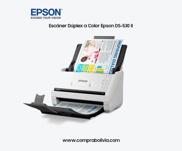 Escáner de Documentos Dúplex a Color Epson DS-530 II