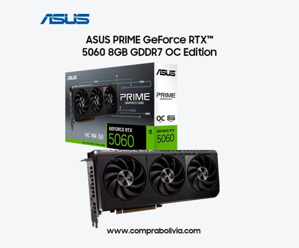 ASUS PRIME GeForce RTX™ 5060 8GB GDDR7 OC Edition