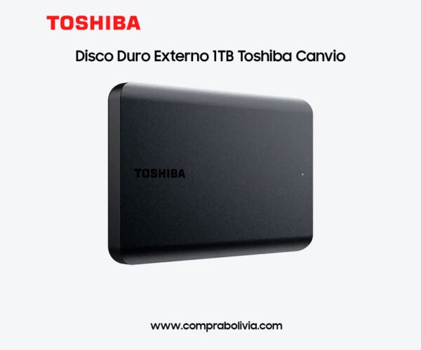 Disco Duro Externo 1TB Toshiba Canvio