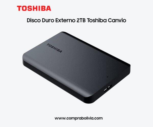 Disco Duro Externo 2TB Toshiba Canvio